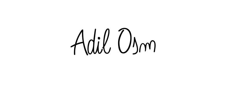 This is the best signature style for the Adil Osm name. Also you like these signature font (Angelique-Rose-font-FFP). Mix name signature. Adil Osm signature style 5 images and pictures png