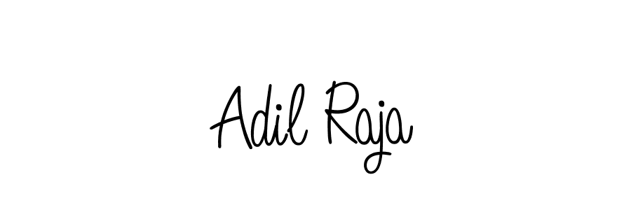 Design your own signature with our free online signature maker. With this signature software, you can create a handwritten (Angelique-Rose-font-FFP) signature for name Adil Raja. Adil Raja signature style 5 images and pictures png