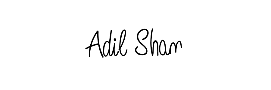 How to make Adil Shan name signature. Use Angelique-Rose-font-FFP style for creating short signs online. This is the latest handwritten sign. Adil Shan signature style 5 images and pictures png