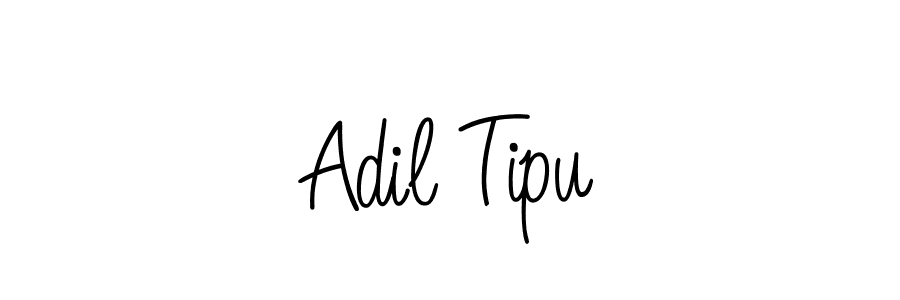 if you are searching for the best signature style for your name Adil Tipu. so please give up your signature search. here we have designed multiple signature styles  using Angelique-Rose-font-FFP. Adil Tipu signature style 5 images and pictures png