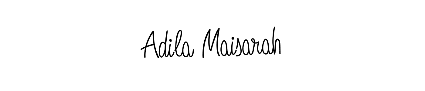 This is the best signature style for the Adila Maisarah name. Also you like these signature font (Angelique-Rose-font-FFP). Mix name signature. Adila Maisarah signature style 5 images and pictures png