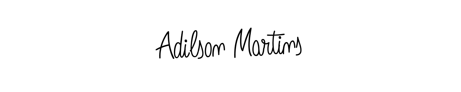 Make a beautiful signature design for name Adilson Martins. With this signature (Angelique-Rose-font-FFP) style, you can create a handwritten signature for free. Adilson Martins signature style 5 images and pictures png