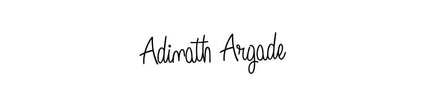 Adinath Argade stylish signature style. Best Handwritten Sign (Angelique-Rose-font-FFP) for my name. Handwritten Signature Collection Ideas for my name Adinath Argade. Adinath Argade signature style 5 images and pictures png