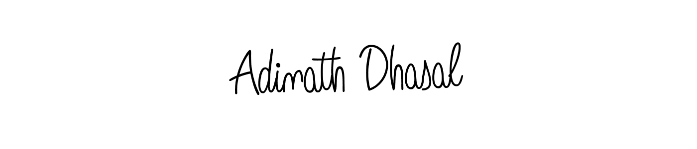 How to make Adinath Dhasal name signature. Use Angelique-Rose-font-FFP style for creating short signs online. This is the latest handwritten sign. Adinath Dhasal signature style 5 images and pictures png