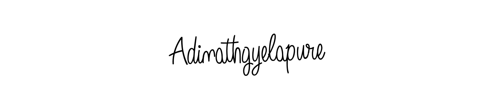 The best way (Angelique-Rose-font-FFP) to make a short signature is to pick only two or three words in your name. The name Adinathgyelapure include a total of six letters. For converting this name. Adinathgyelapure signature style 5 images and pictures png