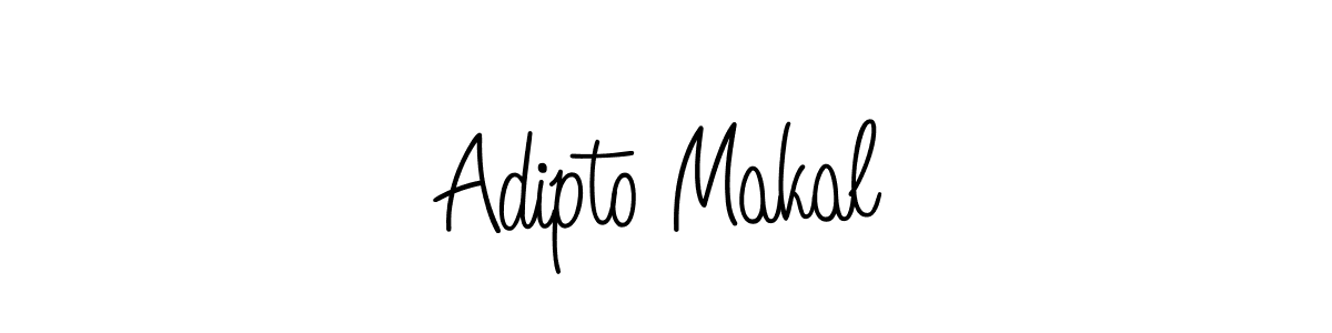 Design your own signature with our free online signature maker. With this signature software, you can create a handwritten (Angelique-Rose-font-FFP) signature for name Adipto Makal. Adipto Makal signature style 5 images and pictures png