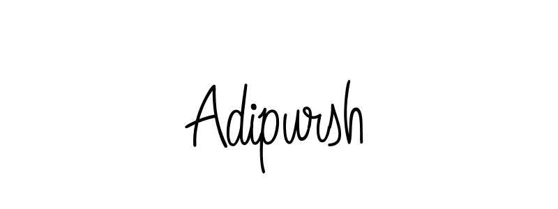 You can use this online signature creator to create a handwritten signature for the name Adipursh. This is the best online autograph maker. Adipursh signature style 5 images and pictures png