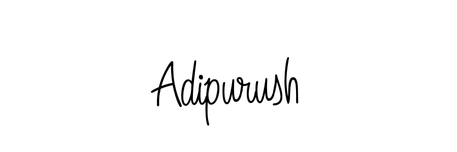 Use a signature maker to create a handwritten signature online. With this signature software, you can design (Angelique-Rose-font-FFP) your own signature for name Adipurush. Adipurush signature style 5 images and pictures png