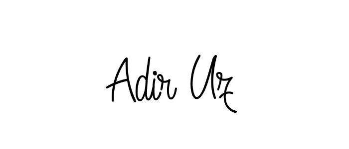 Once you've used our free online signature maker to create your best signature Angelique-Rose-font-FFP style, it's time to enjoy all of the benefits that Adir Uz name signing documents. Adir Uz signature style 5 images and pictures png