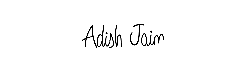 Adish Jain stylish signature style. Best Handwritten Sign (Angelique-Rose-font-FFP) for my name. Handwritten Signature Collection Ideas for my name Adish Jain. Adish Jain signature style 5 images and pictures png