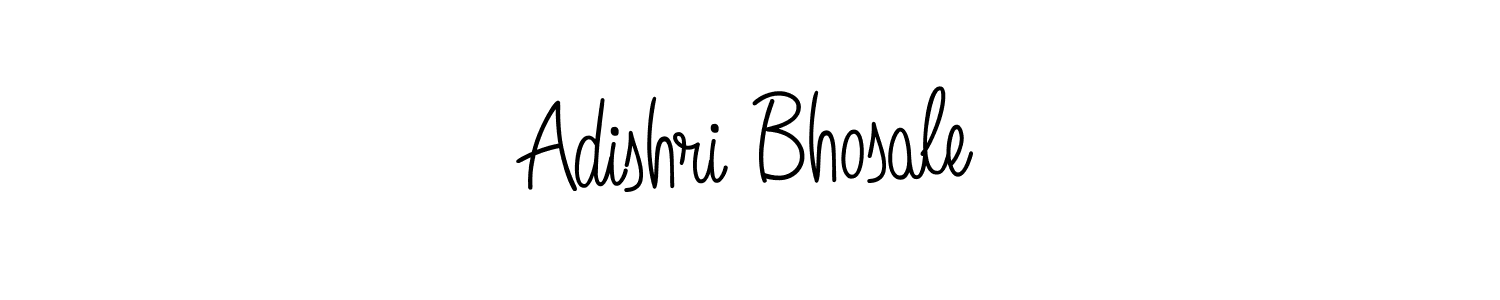 Create a beautiful signature design for name Adishri Bhosale. With this signature (Angelique-Rose-font-FFP) fonts, you can make a handwritten signature for free. Adishri Bhosale signature style 5 images and pictures png