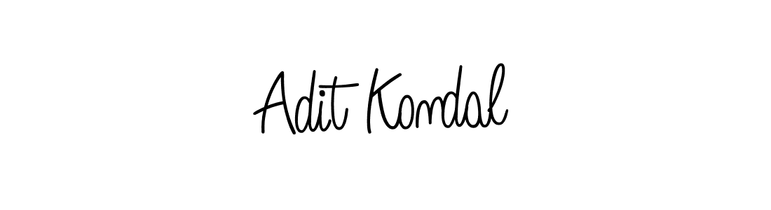 Similarly Angelique-Rose-font-FFP is the best handwritten signature design. Signature creator online .You can use it as an online autograph creator for name Adit Kondal. Adit Kondal signature style 5 images and pictures png
