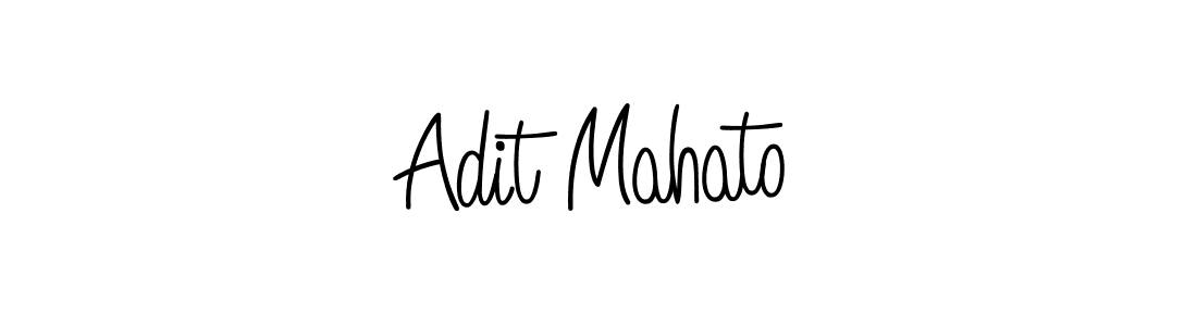 Make a beautiful signature design for name Adit Mahato. Use this online signature maker to create a handwritten signature for free. Adit Mahato signature style 5 images and pictures png