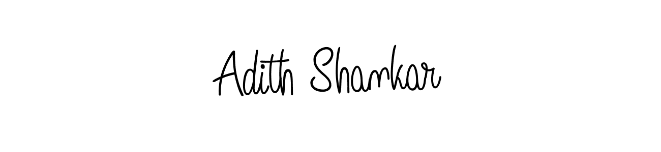 Adith Shankar stylish signature style. Best Handwritten Sign (Angelique-Rose-font-FFP) for my name. Handwritten Signature Collection Ideas for my name Adith Shankar. Adith Shankar signature style 5 images and pictures png