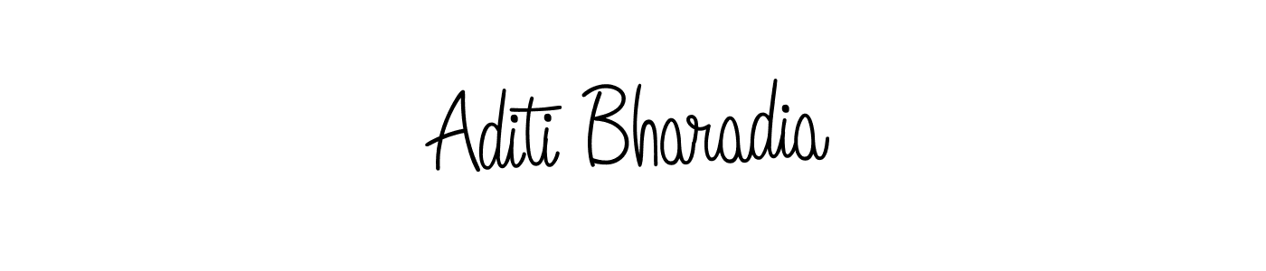 Also You can easily find your signature by using the search form. We will create Aditi Bharadia name handwritten signature images for you free of cost using Angelique-Rose-font-FFP sign style. Aditi Bharadia signature style 5 images and pictures png