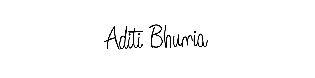 Angelique-Rose-font-FFP is a professional signature style that is perfect for those who want to add a touch of class to their signature. It is also a great choice for those who want to make their signature more unique. Get Aditi Bhunia name to fancy signature for free. Aditi Bhunia signature style 5 images and pictures png