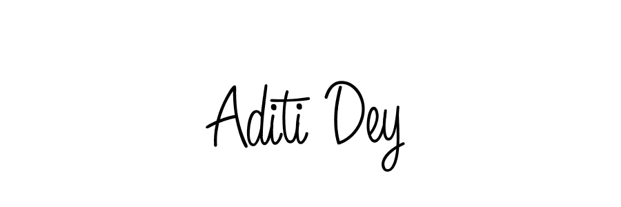 Aditi Dey stylish signature style. Best Handwritten Sign (Angelique-Rose-font-FFP) for my name. Handwritten Signature Collection Ideas for my name Aditi Dey. Aditi Dey signature style 5 images and pictures png