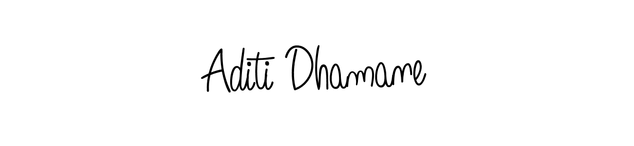 Create a beautiful signature design for name Aditi Dhamane. With this signature (Angelique-Rose-font-FFP) fonts, you can make a handwritten signature for free. Aditi Dhamane signature style 5 images and pictures png