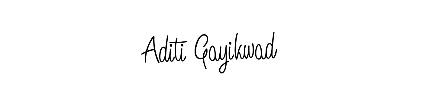 How to make Aditi Gayikwad signature? Angelique-Rose-font-FFP is a professional autograph style. Create handwritten signature for Aditi Gayikwad name. Aditi Gayikwad signature style 5 images and pictures png