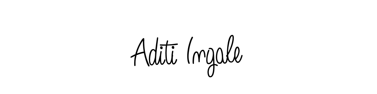 Best and Professional Signature Style for Aditi Ingale. Angelique-Rose-font-FFP Best Signature Style Collection. Aditi Ingale signature style 5 images and pictures png