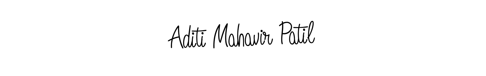 Also we have Aditi Mahavir Patil name is the best signature style. Create professional handwritten signature collection using Angelique-Rose-font-FFP autograph style. Aditi Mahavir Patil signature style 5 images and pictures png