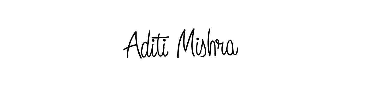 Design your own signature with our free online signature maker. With this signature software, you can create a handwritten (Angelique-Rose-font-FFP) signature for name Aditi Mishra. Aditi Mishra signature style 5 images and pictures png