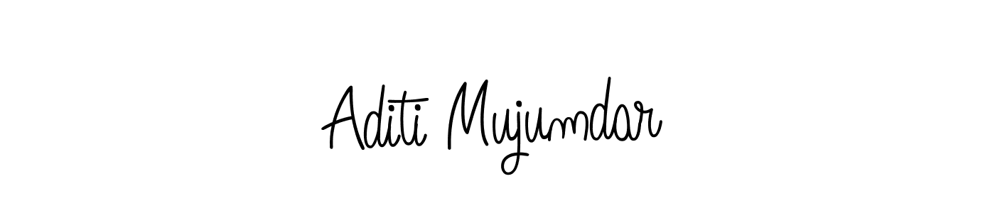 How to make Aditi Mujumdar signature? Angelique-Rose-font-FFP is a professional autograph style. Create handwritten signature for Aditi Mujumdar name. Aditi Mujumdar signature style 5 images and pictures png