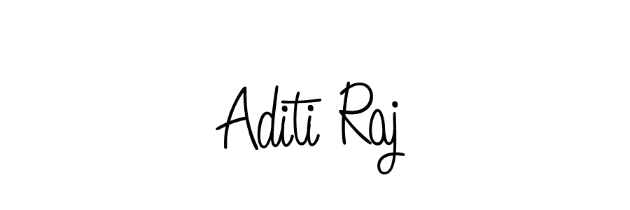 The best way (Angelique-Rose-font-FFP) to make a short signature is to pick only two or three words in your name. The name Aditi Raj include a total of six letters. For converting this name. Aditi Raj signature style 5 images and pictures png