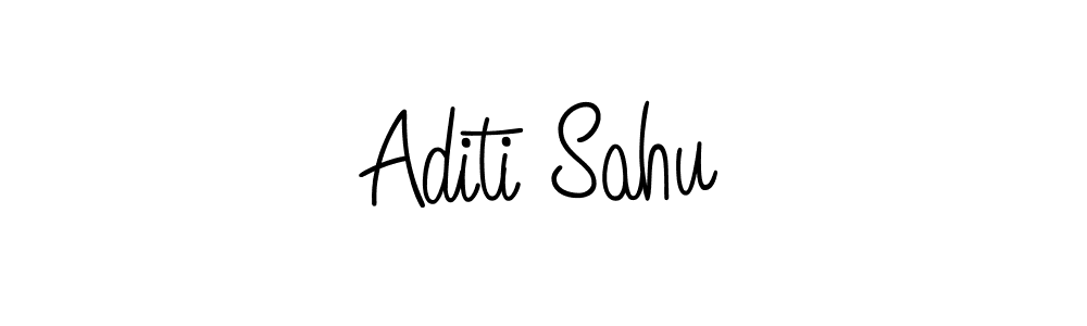 Make a beautiful signature design for name Aditi Sahu. With this signature (Angelique-Rose-font-FFP) style, you can create a handwritten signature for free. Aditi Sahu signature style 5 images and pictures png