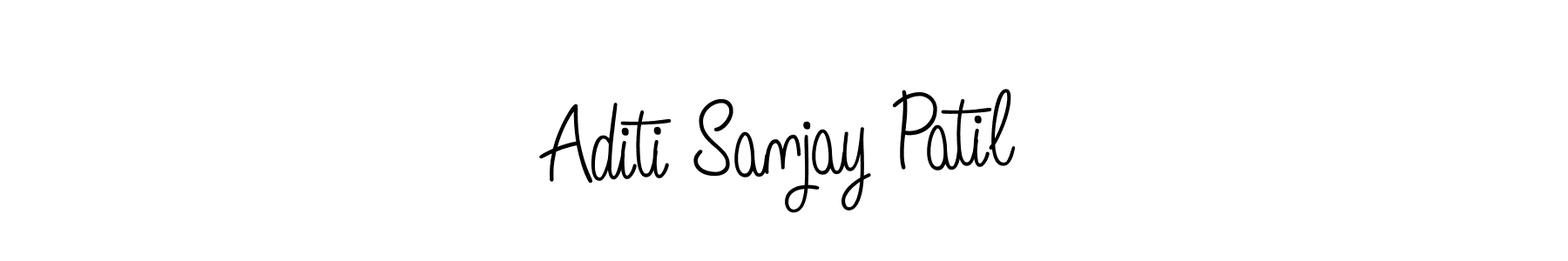 Make a short Aditi Sanjay Patil signature style. Manage your documents anywhere anytime using Angelique-Rose-font-FFP. Create and add eSignatures, submit forms, share and send files easily. Aditi Sanjay Patil signature style 5 images and pictures png