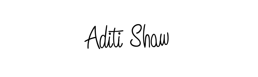 Create a beautiful signature design for name Aditi Shaw. With this signature (Angelique-Rose-font-FFP) fonts, you can make a handwritten signature for free. Aditi Shaw signature style 5 images and pictures png