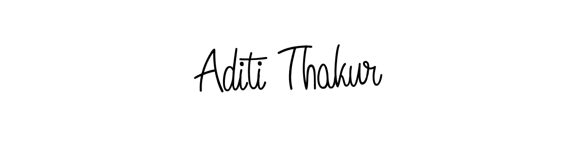 Design your own signature with our free online signature maker. With this signature software, you can create a handwritten (Angelique-Rose-font-FFP) signature for name Aditi Thakur. Aditi Thakur signature style 5 images and pictures png