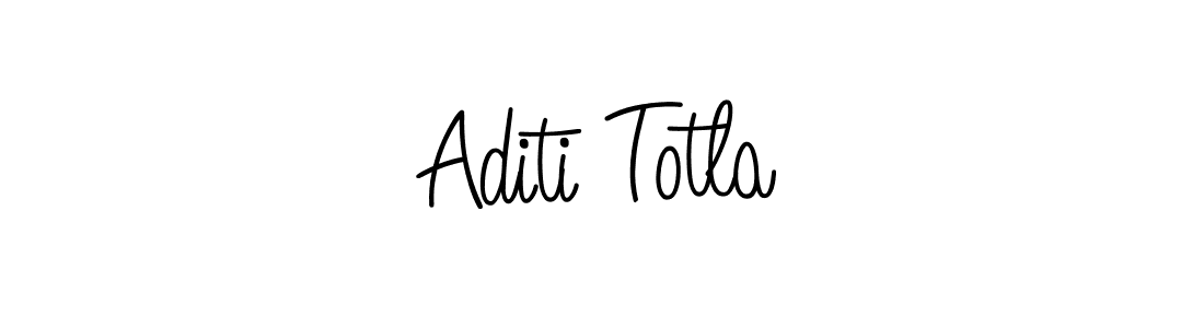Make a beautiful signature design for name Aditi Totla. Use this online signature maker to create a handwritten signature for free. Aditi Totla signature style 5 images and pictures png