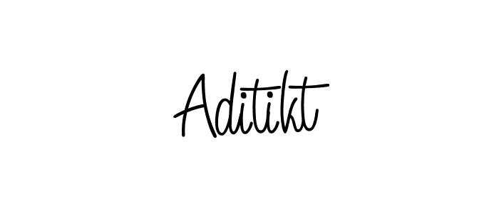 Make a beautiful signature design for name Aditikt. With this signature (Angelique-Rose-font-FFP) style, you can create a handwritten signature for free. Aditikt signature style 5 images and pictures png