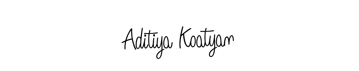 Best and Professional Signature Style for Aditiya Koatyan. Angelique-Rose-font-FFP Best Signature Style Collection. Aditiya Koatyan signature style 5 images and pictures png