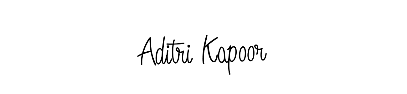 Create a beautiful signature design for name Aditri Kapoor. With this signature (Angelique-Rose-font-FFP) fonts, you can make a handwritten signature for free. Aditri Kapoor signature style 5 images and pictures png