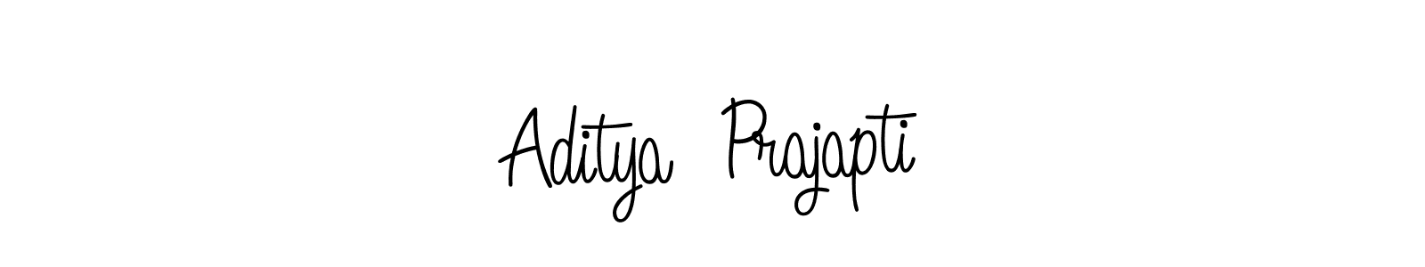 It looks lik you need a new signature style for name Aditya  Prajapti. Design unique handwritten (Angelique-Rose-font-FFP) signature with our free signature maker in just a few clicks. Aditya  Prajapti signature style 5 images and pictures png