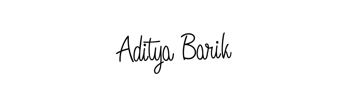 Design your own signature with our free online signature maker. With this signature software, you can create a handwritten (Angelique-Rose-font-FFP) signature for name Aditya Barik. Aditya Barik signature style 5 images and pictures png