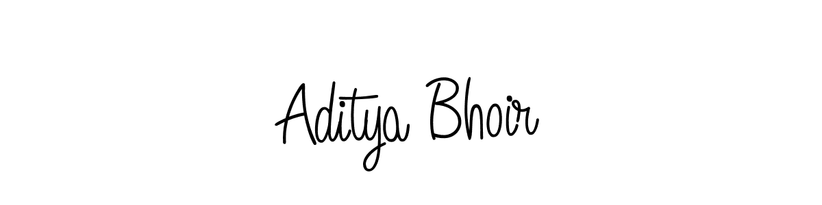 Design your own signature with our free online signature maker. With this signature software, you can create a handwritten (Angelique-Rose-font-FFP) signature for name Aditya Bhoir. Aditya Bhoir signature style 5 images and pictures png