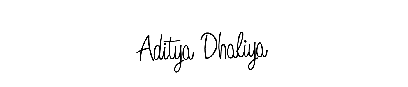 Best and Professional Signature Style for Aditya Dhaliya. Angelique-Rose-font-FFP Best Signature Style Collection. Aditya Dhaliya signature style 5 images and pictures png