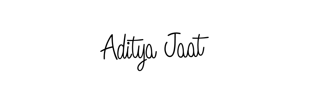 Make a beautiful signature design for name Aditya Jaat. With this signature (Angelique-Rose-font-FFP) style, you can create a handwritten signature for free. Aditya Jaat signature style 5 images and pictures png