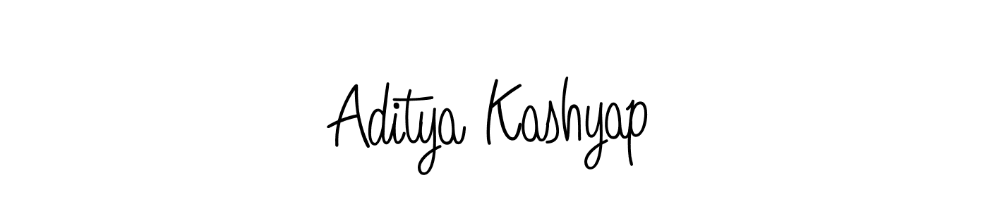 Also we have Aditya Kashyap name is the best signature style. Create professional handwritten signature collection using Angelique-Rose-font-FFP autograph style. Aditya Kashyap signature style 5 images and pictures png