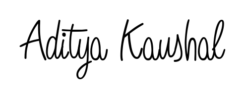Get an exclusive digital autograph for Aditya Kaushal. The Angelique-Rose-font-FFP typeface captures the charm of real penmanship on paper. Aditya Kaushal signature style 5 images and pictures png