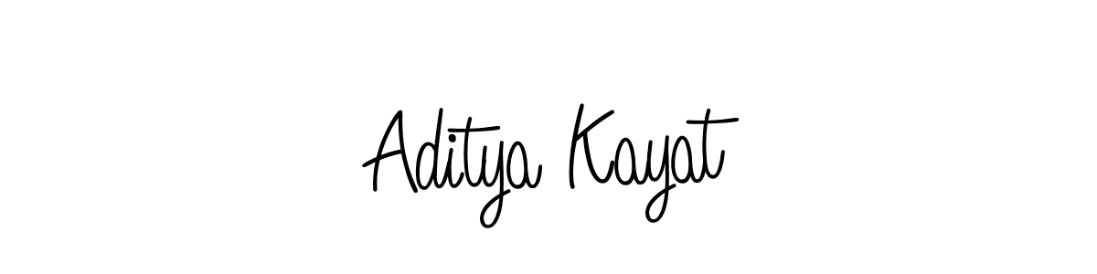 Make a beautiful signature design for name Aditya Kayat. Use this online signature maker to create a handwritten signature for free. Aditya Kayat signature style 5 images and pictures png