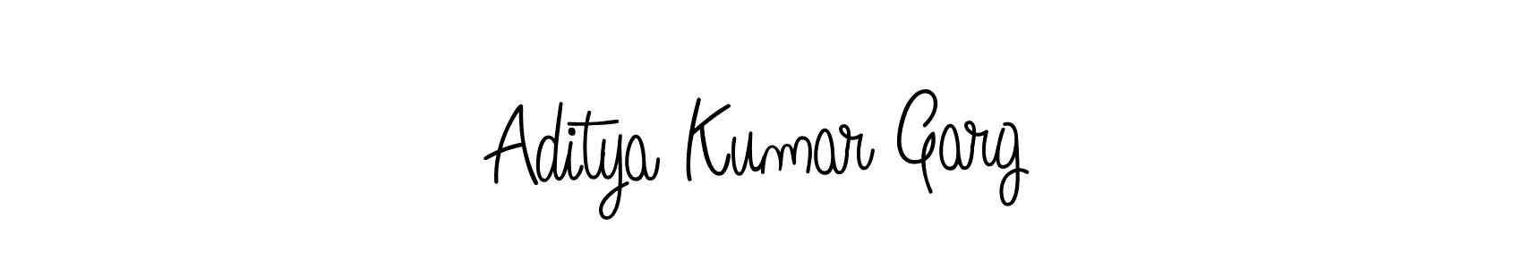 Aditya Kumar Garg stylish signature style. Best Handwritten Sign (Angelique-Rose-font-FFP) for my name. Handwritten Signature Collection Ideas for my name Aditya Kumar Garg. Aditya Kumar Garg signature style 5 images and pictures png