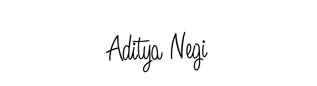 Make a beautiful signature design for name Aditya Negi. With this signature (Angelique-Rose-font-FFP) style, you can create a handwritten signature for free. Aditya Negi signature style 5 images and pictures png