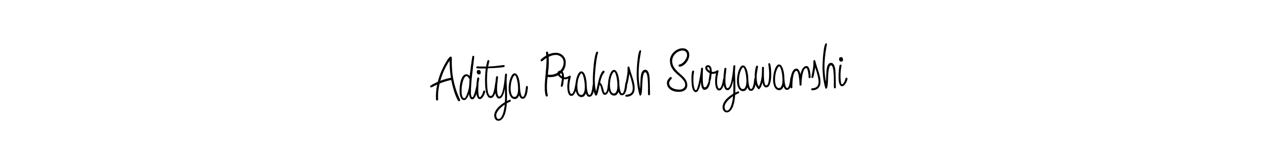 Create a beautiful signature design for name Aditya Prakash Suryawanshi. With this signature (Angelique-Rose-font-FFP) fonts, you can make a handwritten signature for free. Aditya Prakash Suryawanshi signature style 5 images and pictures png