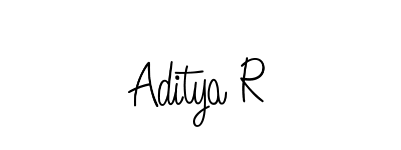 How to make Aditya R signature? Angelique-Rose-font-FFP is a professional autograph style. Create handwritten signature for Aditya R name. Aditya R signature style 5 images and pictures png