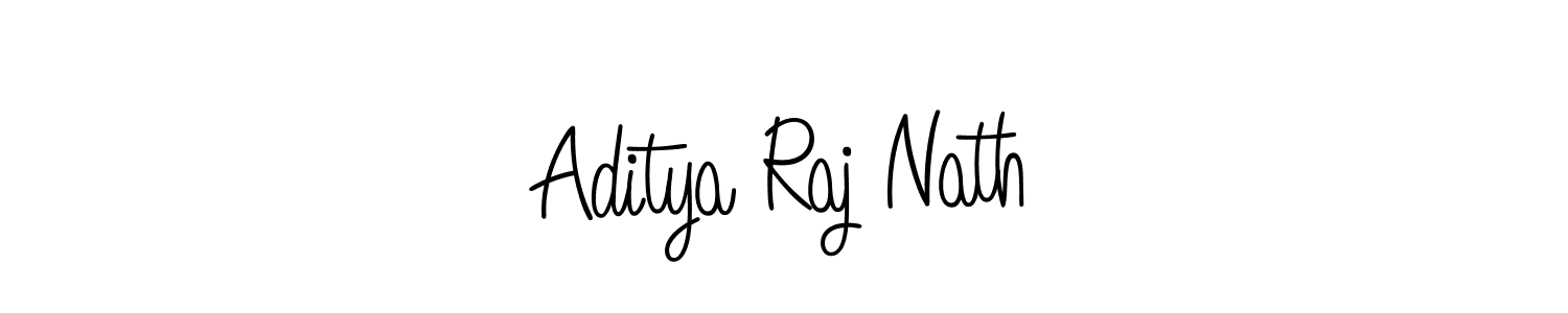 You should practise on your own different ways (Angelique-Rose-font-FFP) to write your name (Aditya Raj Nath) in signature. don't let someone else do it for you. Aditya Raj Nath signature style 5 images and pictures png