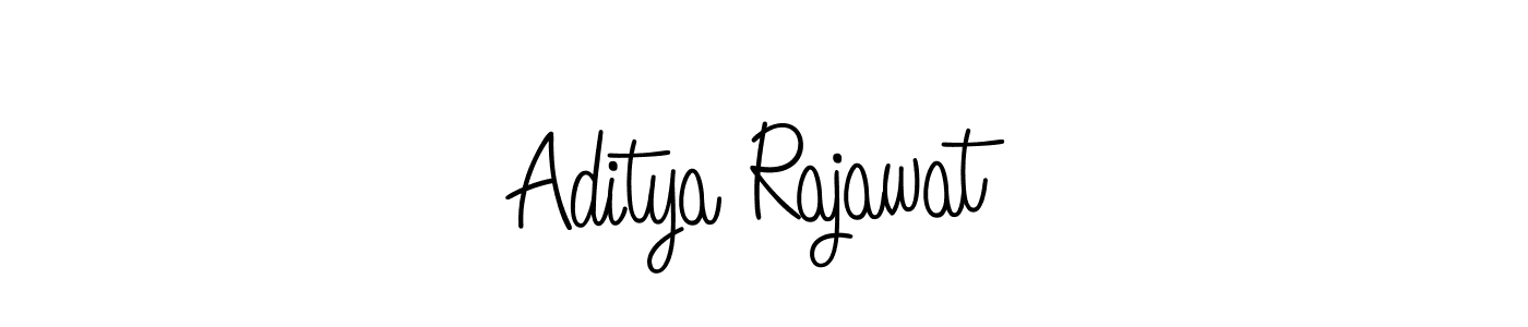 How to make Aditya Rajawat name signature. Use Angelique-Rose-font-FFP style for creating short signs online. This is the latest handwritten sign. Aditya Rajawat signature style 5 images and pictures png